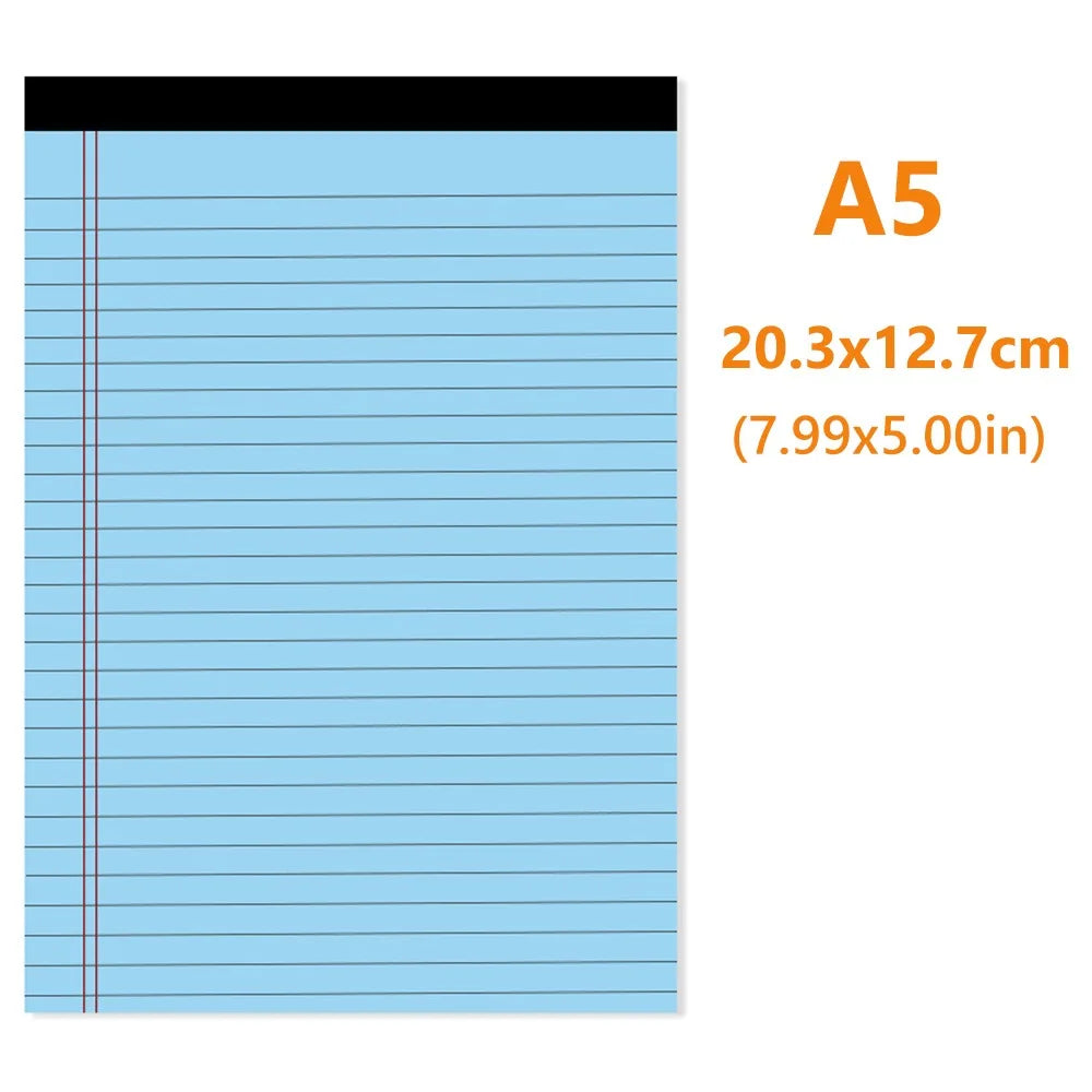 Thickened Writing Pad — Tearable Legal Memo Notebook for Students