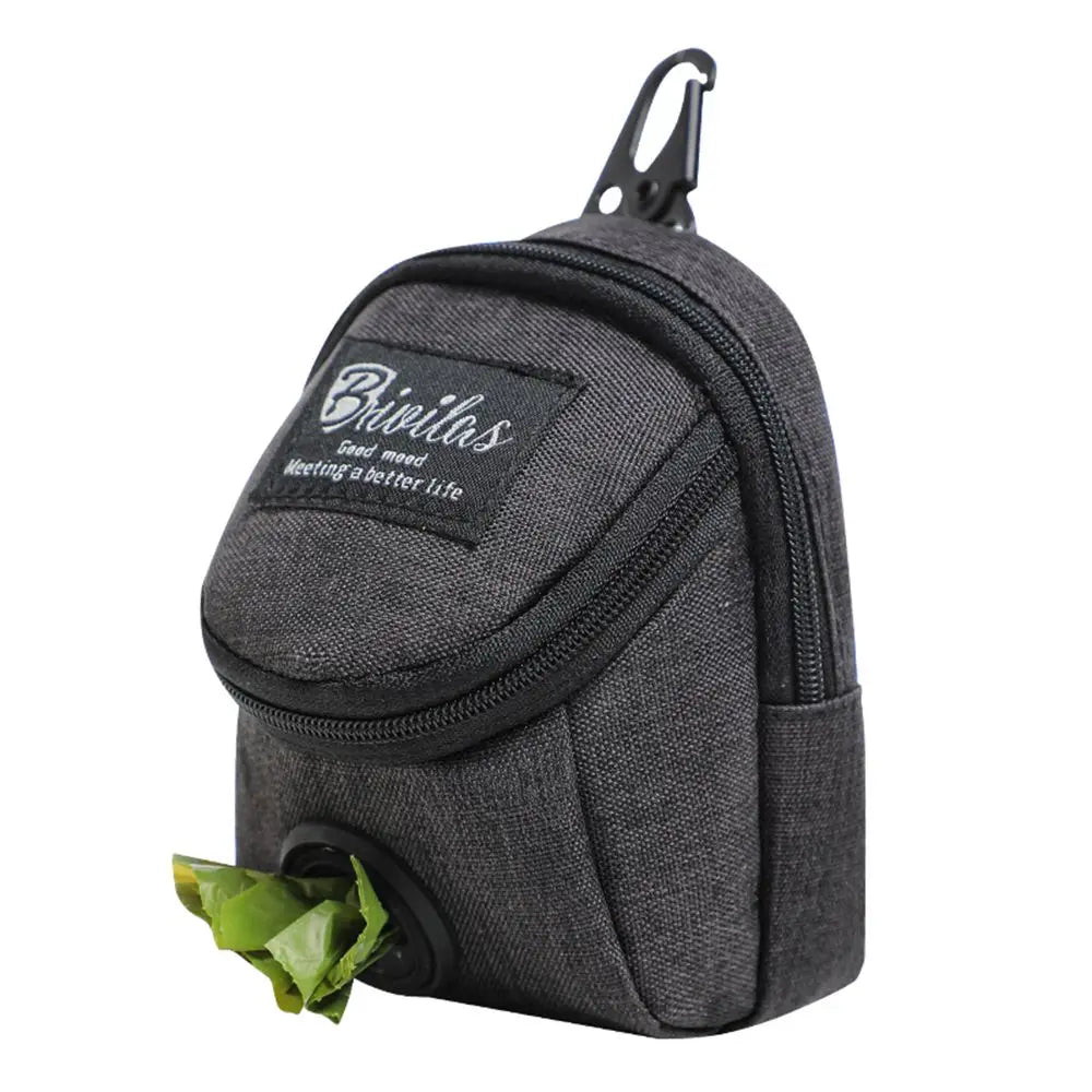 Portable Dog Treat Pouch — Multifunctional Training Bag & Waste Bag Dispenser