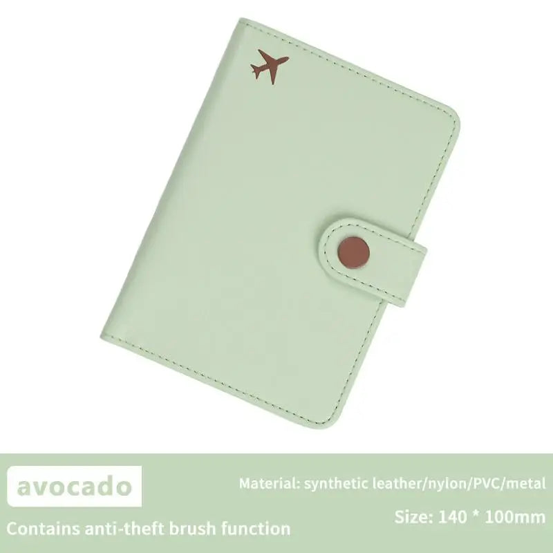 Shmacax Travel Passport Wallet — Waterproof PU Leather Organizer