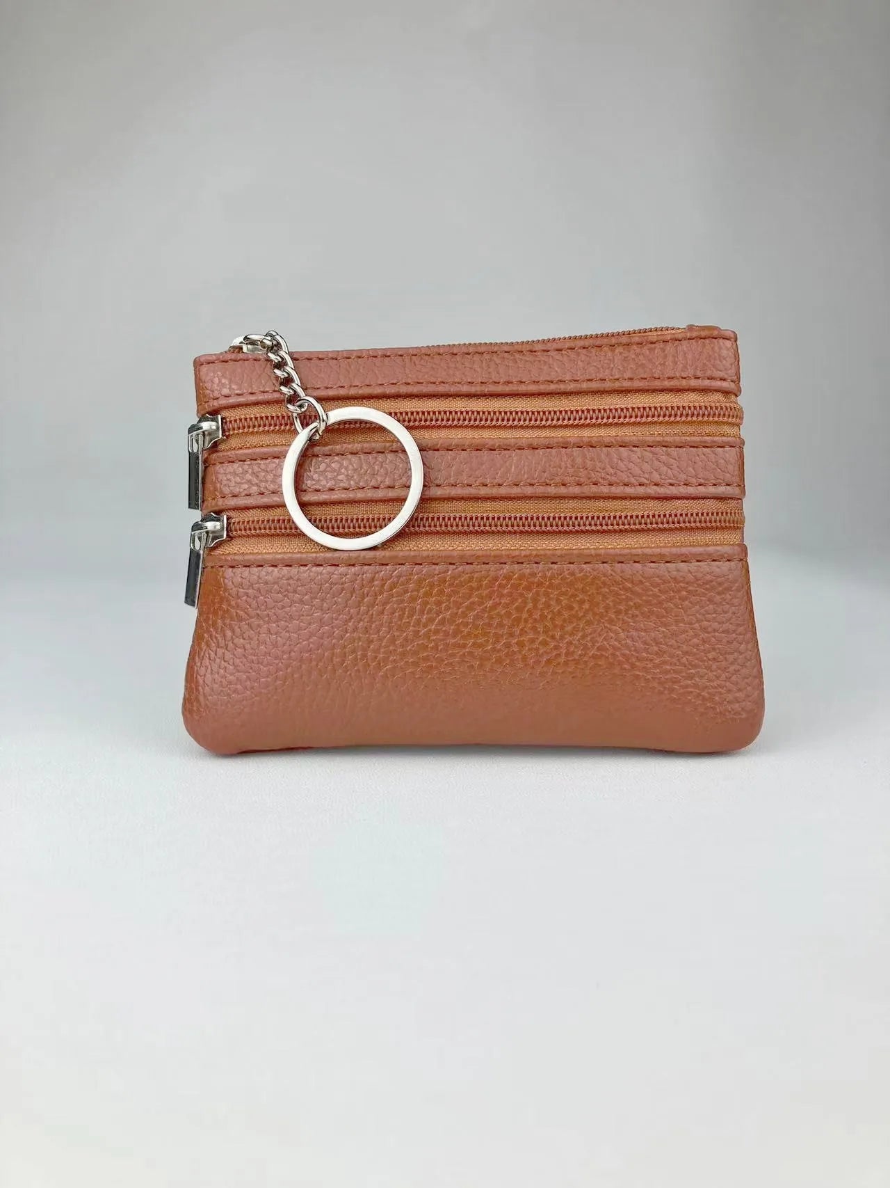 molfmy Compact Coin Purse — Lightweight Double-Layer Zipper Wallet