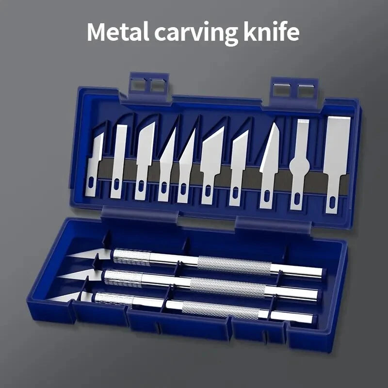 Precision Metal Carving Knife Set — Professional Engraving Tool for DIY Crafts