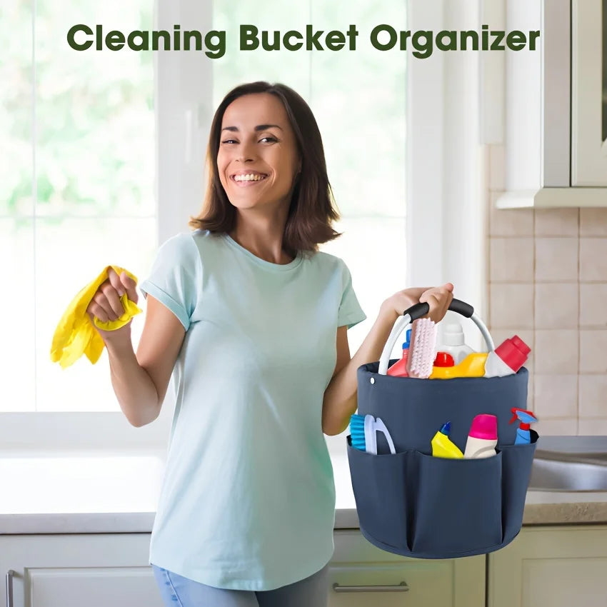 Foldable Tool Storage Bag — 17L Multi-Purpose Organizer Basket