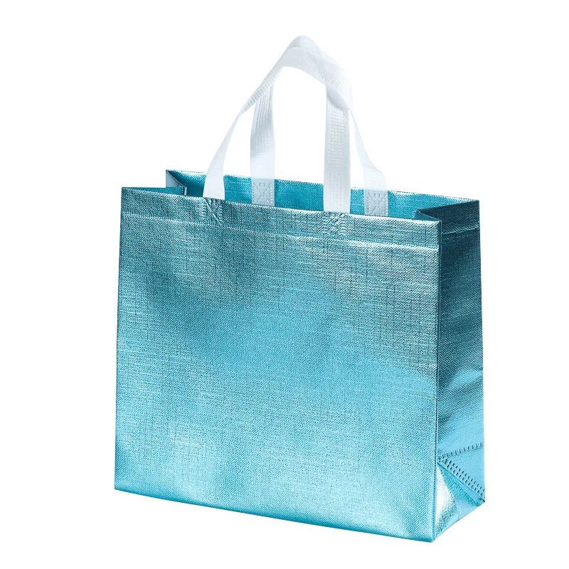 Reusable Glossy Gift Bag — Multi-Purpose Non-Woven Tote for Special Occasions