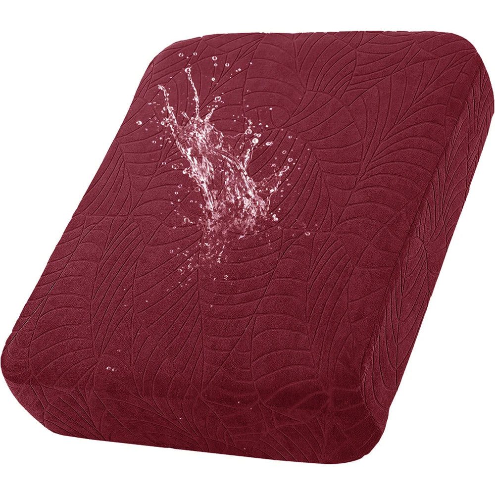 airldianer Jacquard Sofa Cushion Cover — Waterproof Stretch Protector
