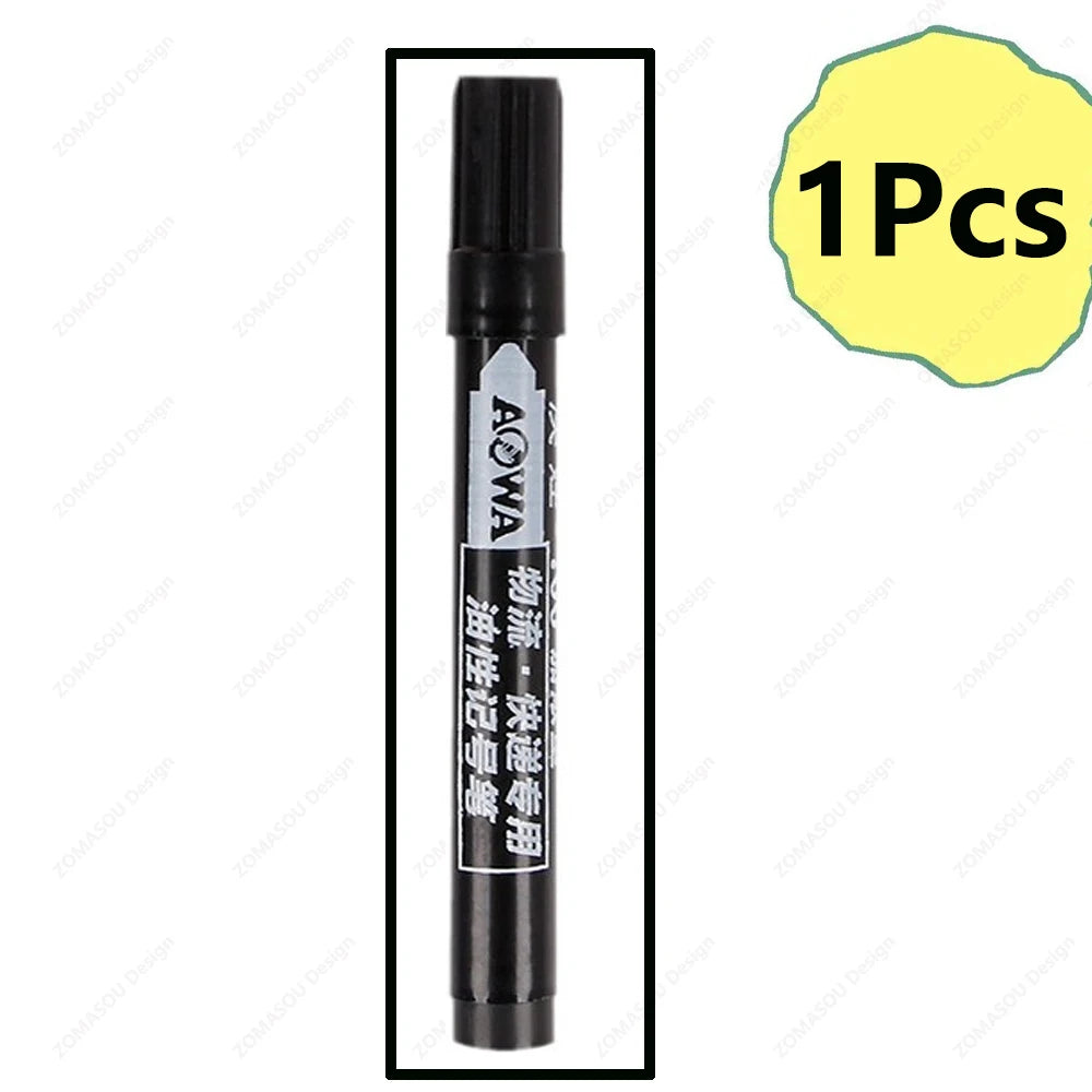 Permanent Oil-Based Marker Pens — Waterproof Quick-Dry Ink for Metal and Glass