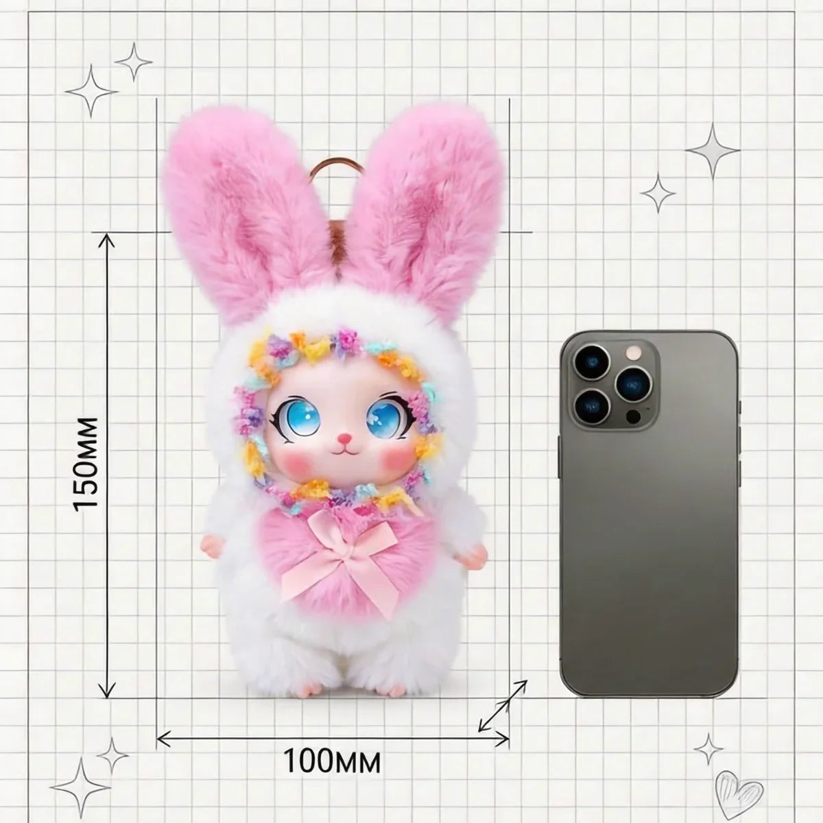 Plush Rabbit Doll — Cute Stuffed Animal Toy