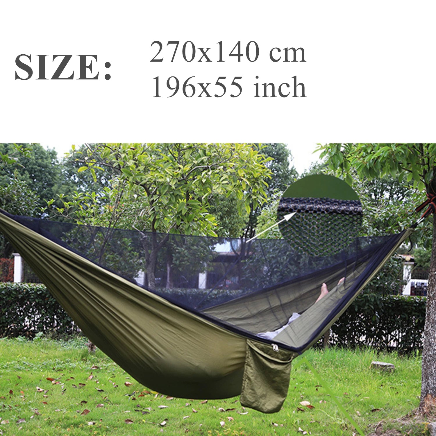 HANMACK Camping Hammock with Mosquito Net — Portable Outdoor Gear