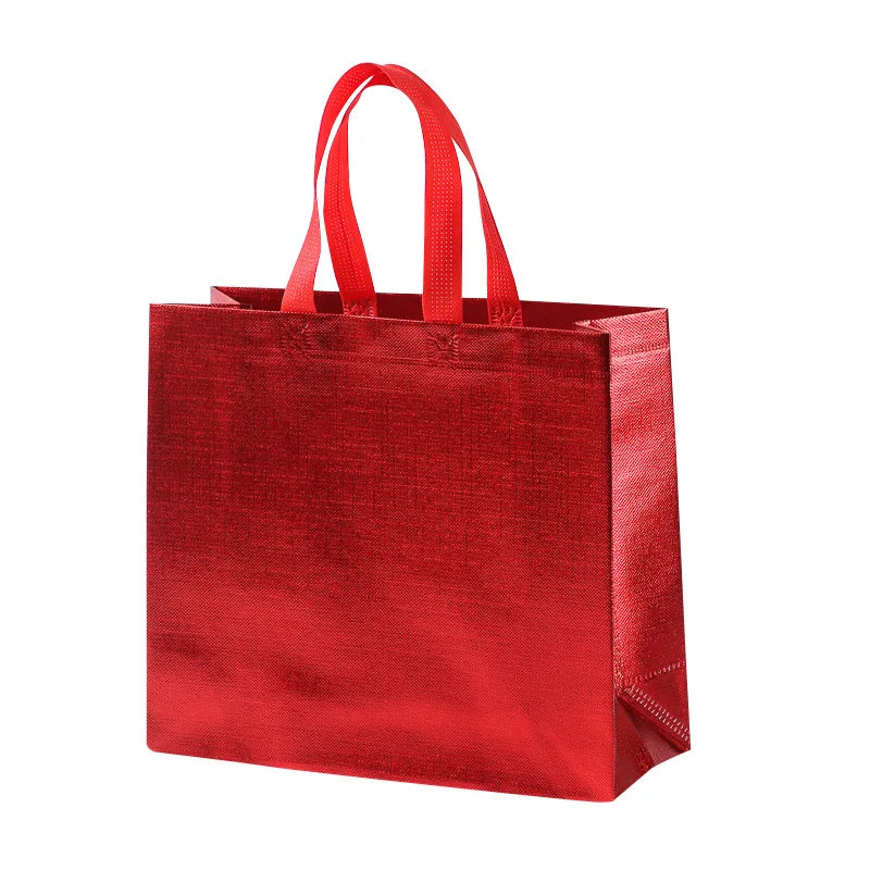 Reusable Glossy Gift Bag — Multi-Purpose Non-Woven Tote for Special Occasions