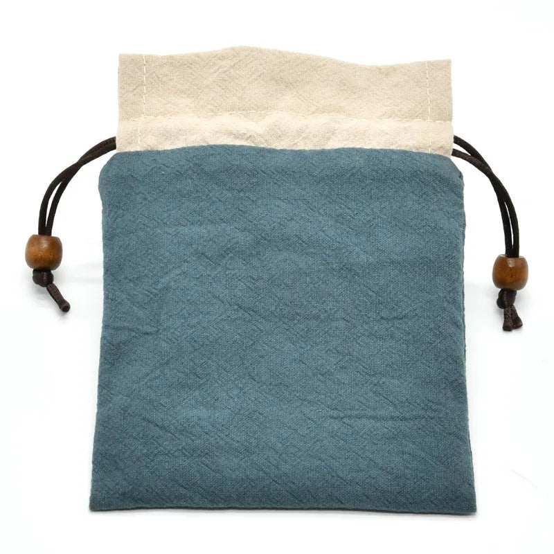 Cotton Drawstring Storage Bag — Small Jewelry & Gift Organizer