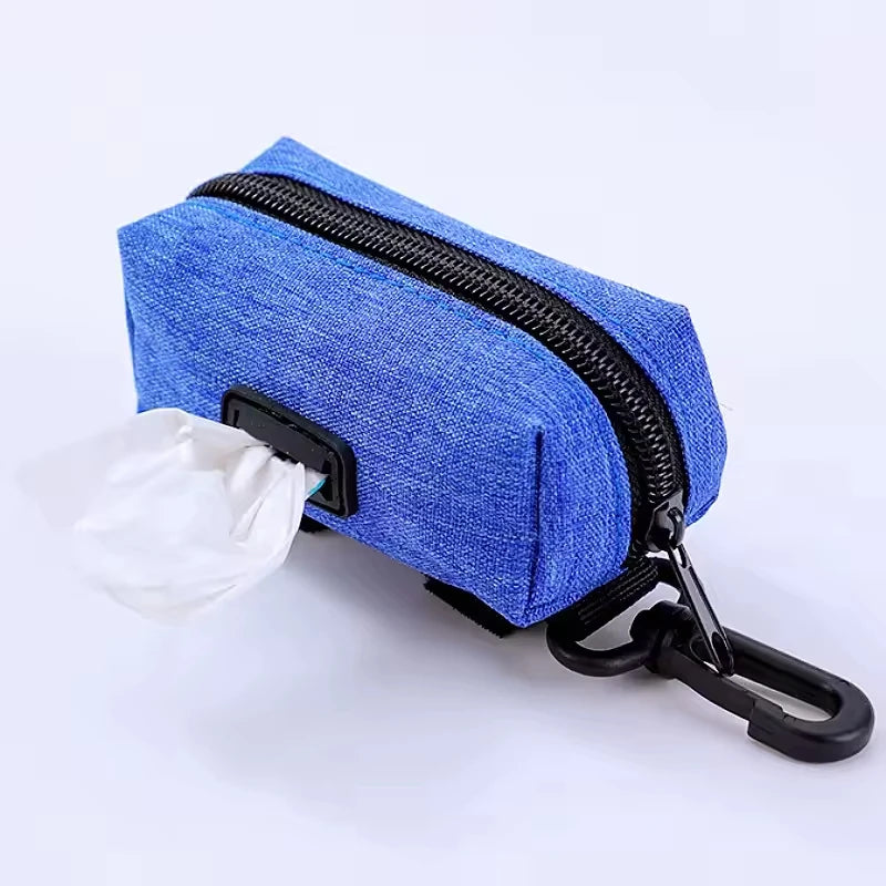 LZJV Dog Poop Bag Dispenser — Portable Waste Bag Holder for Walks