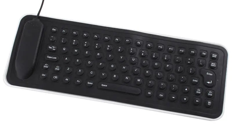 Fanmuran Portable Silicone Keyboard — Waterproof & Flexible USB Mini Keyboard