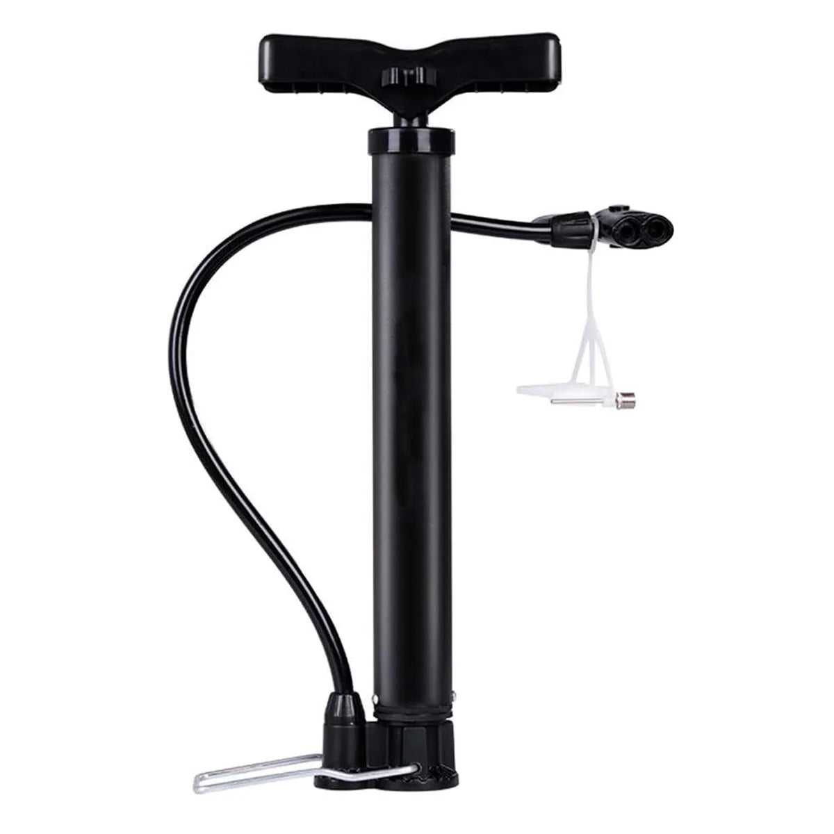Manual Bicycle Tire Air Pump — Portable Floor Pump for Road and Mountain Bikes