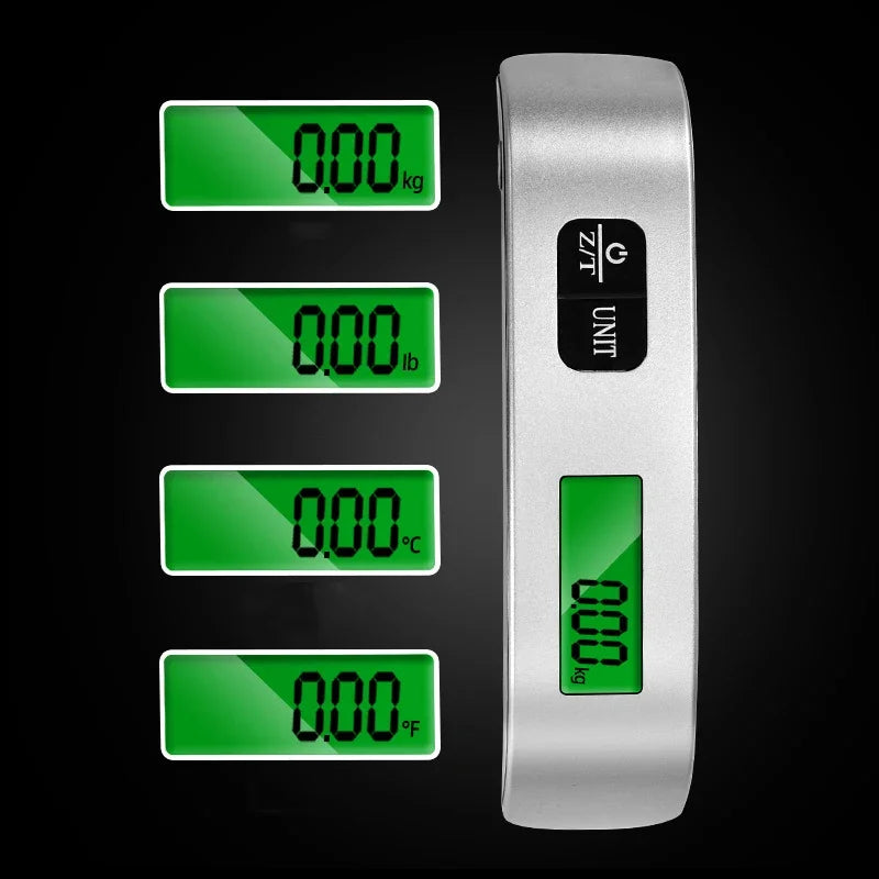 Digital Luggage Scale — Portable Hanging Suitcase Weight Tool