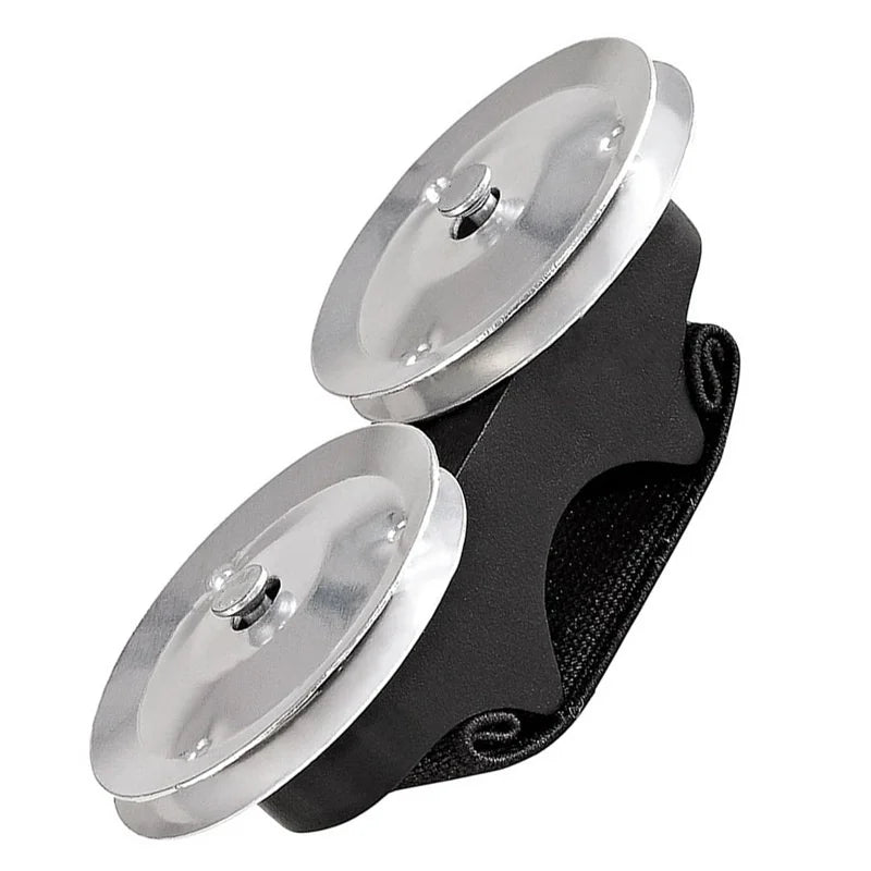 Mini Finger Jingle Tambourine — Portable Metal Hand Percussion Instrument
