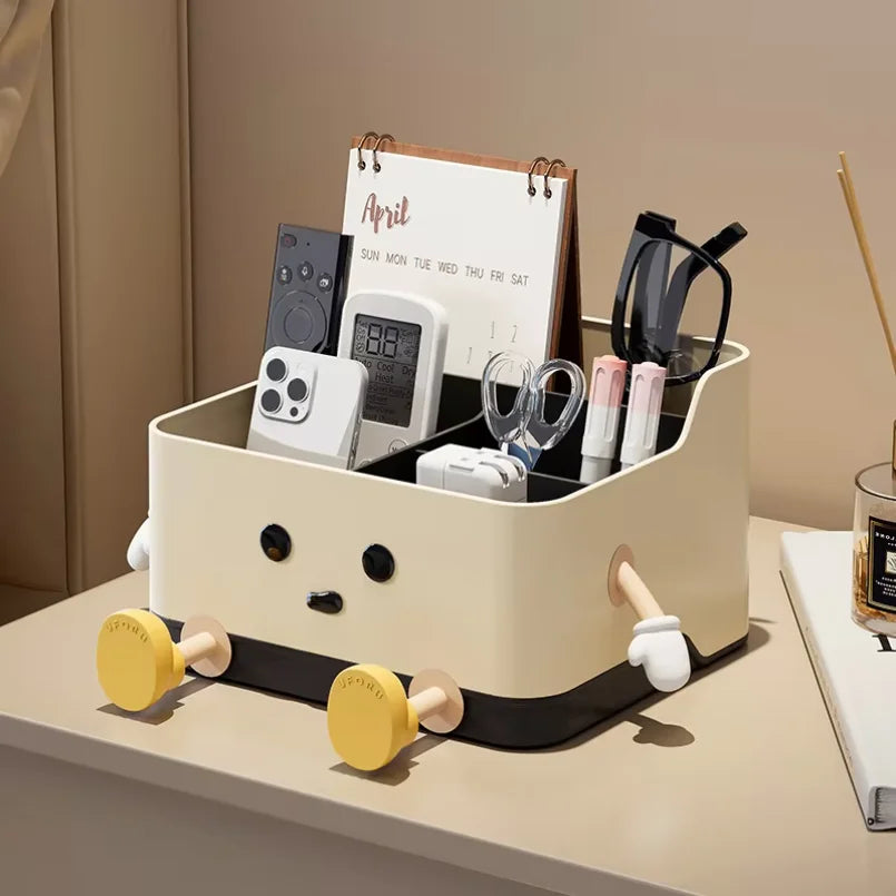 Desktop Storage Organizer — Multi-Compartment Stationery Sorting Box