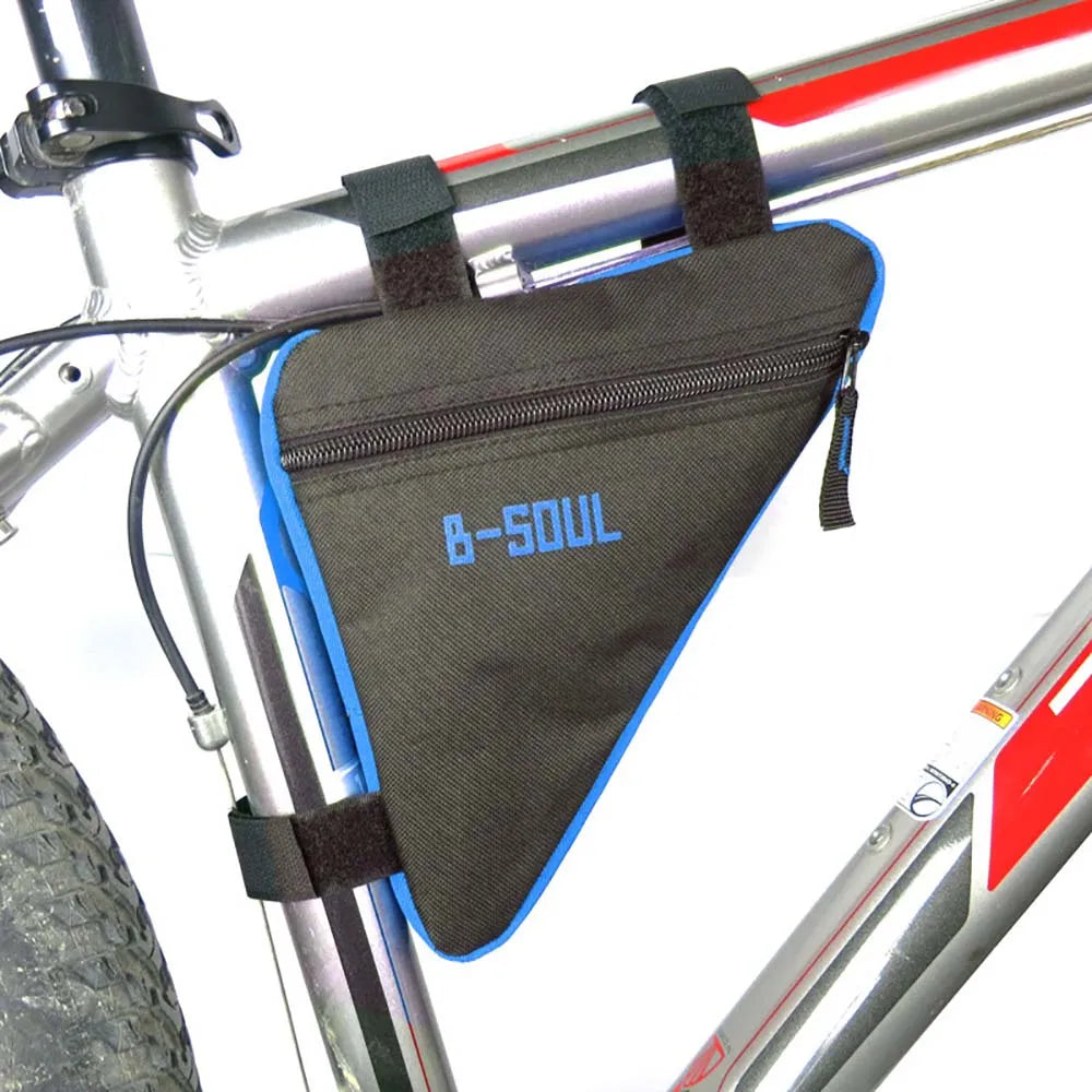Waterproof Bicycle Frame Bag — Slim Nylon Pouch for Cycling Essentials