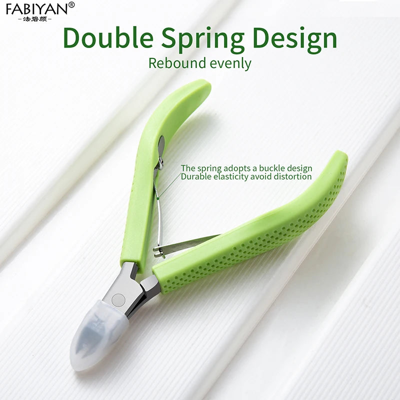 FABIYAN Cuticle Nipper — Professional Stainless Steel Nail Trimmer