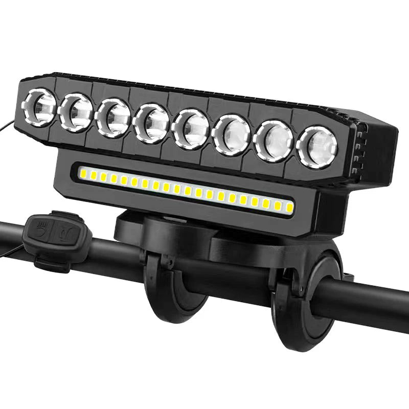 USB Rechargeable Bicycle Light — High-Brightness Handlebar Headlight