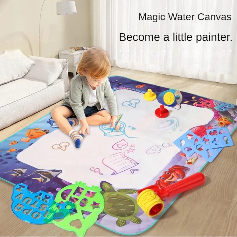 Magic Water Drawing Mat — Reusable Water Painting Board for Kids