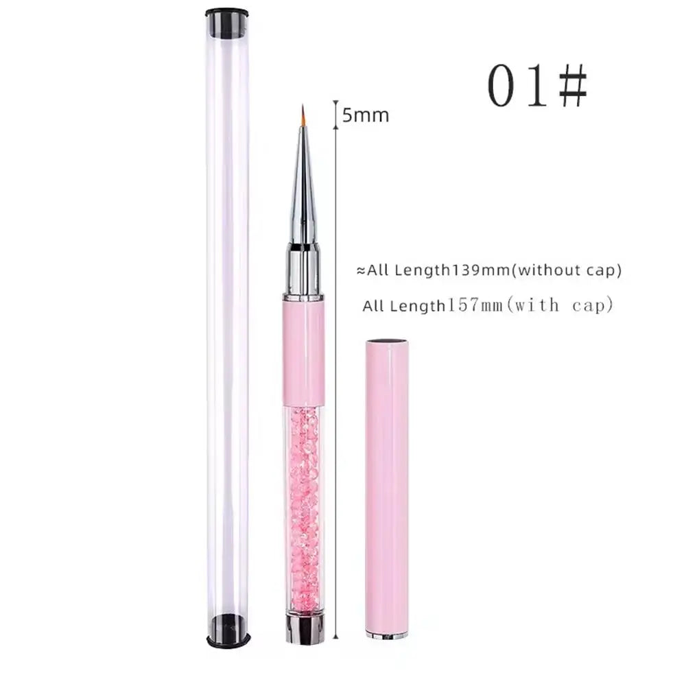 Nail Art Liner Brush Set — 6-Piece Ultra Fine Detailing Kit for Nail Design