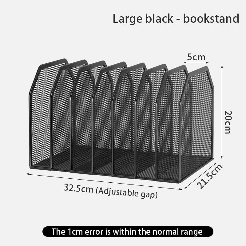 Metal Bookends — Heavy Duty Shelf Organizers for Home Office