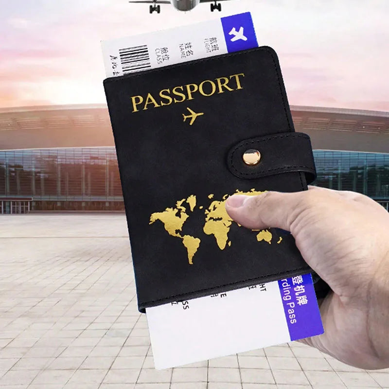 SNUGUG Travel Passport Holder — Slim Credit Card Organizer & Wallet
