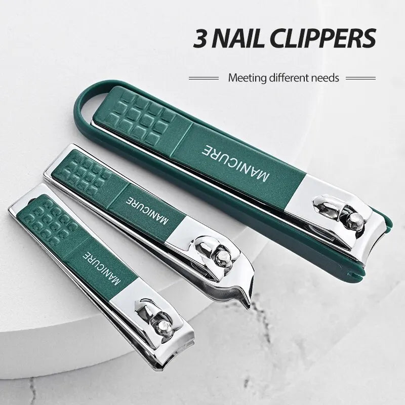 Nail Clipper 4-Piece Set — Professional Pedicure and Manicure Tools