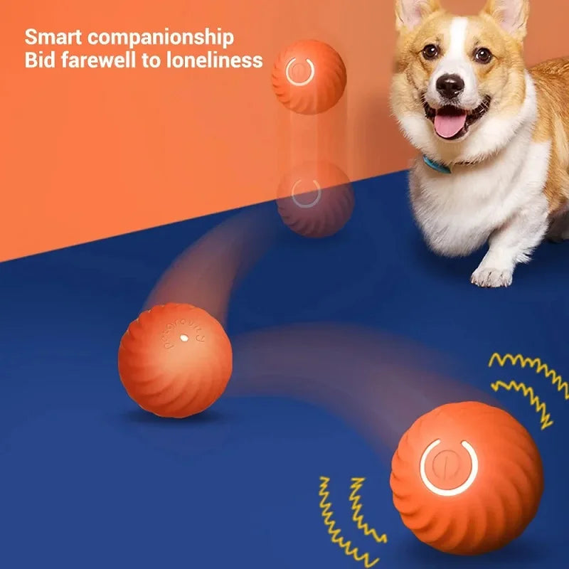 Automatic Moving Dog Toy Ball — Interactive Bouncing Puppy Toy