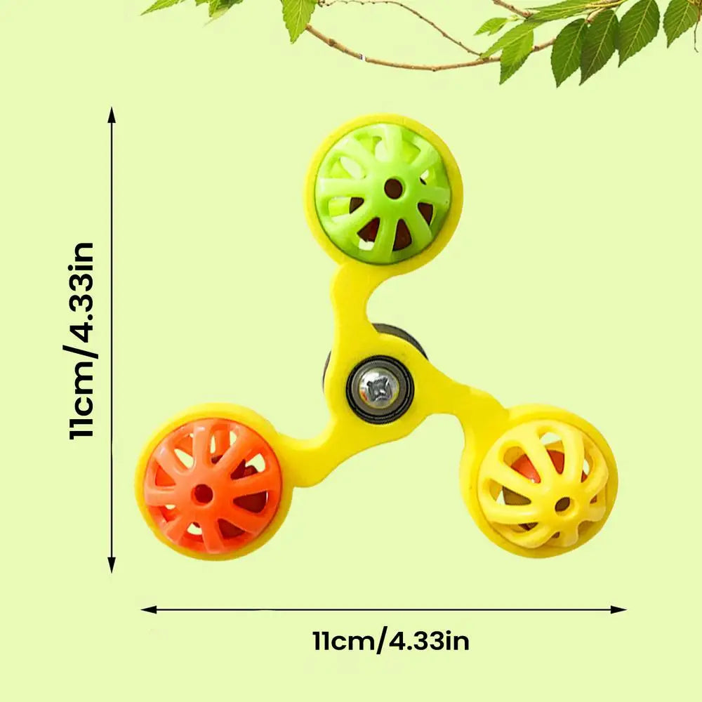 Interactive Rotating Windmill Bird Toy — Enrichment & Chewing Accessory