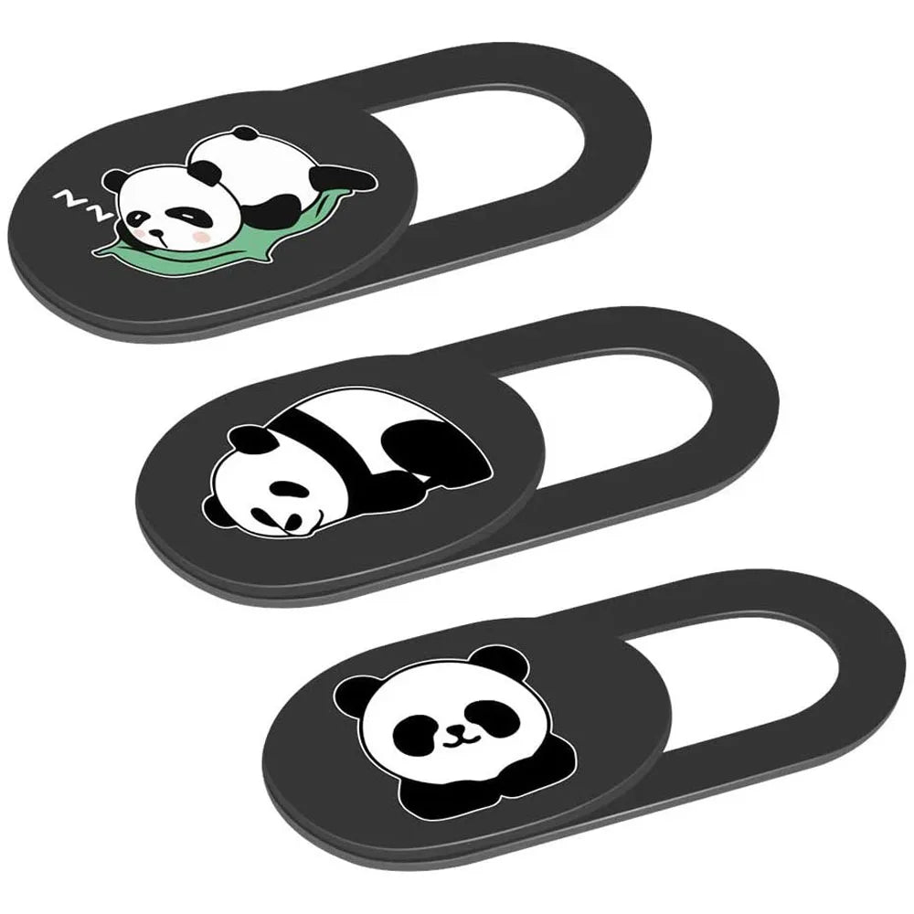 Panda Webcam Camera Cover — Ultra-Thin Privacy Slider for Laptops and Smartphones