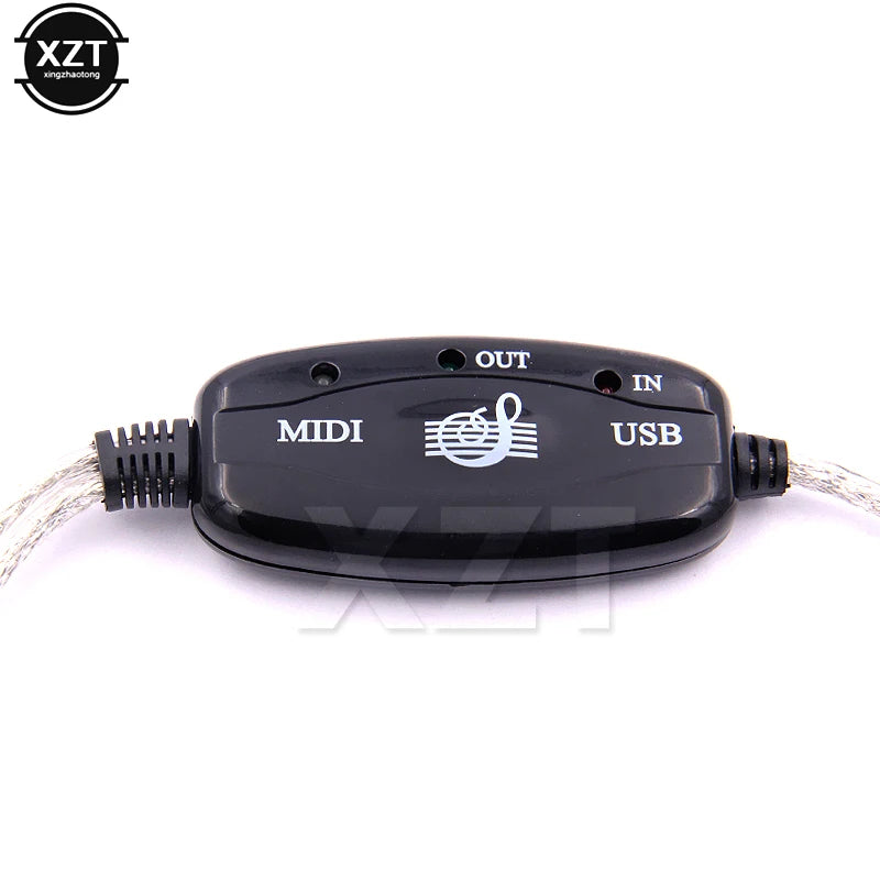 WYMECT MIDI to USB Interface — Professional Audio Converter for Keyboards