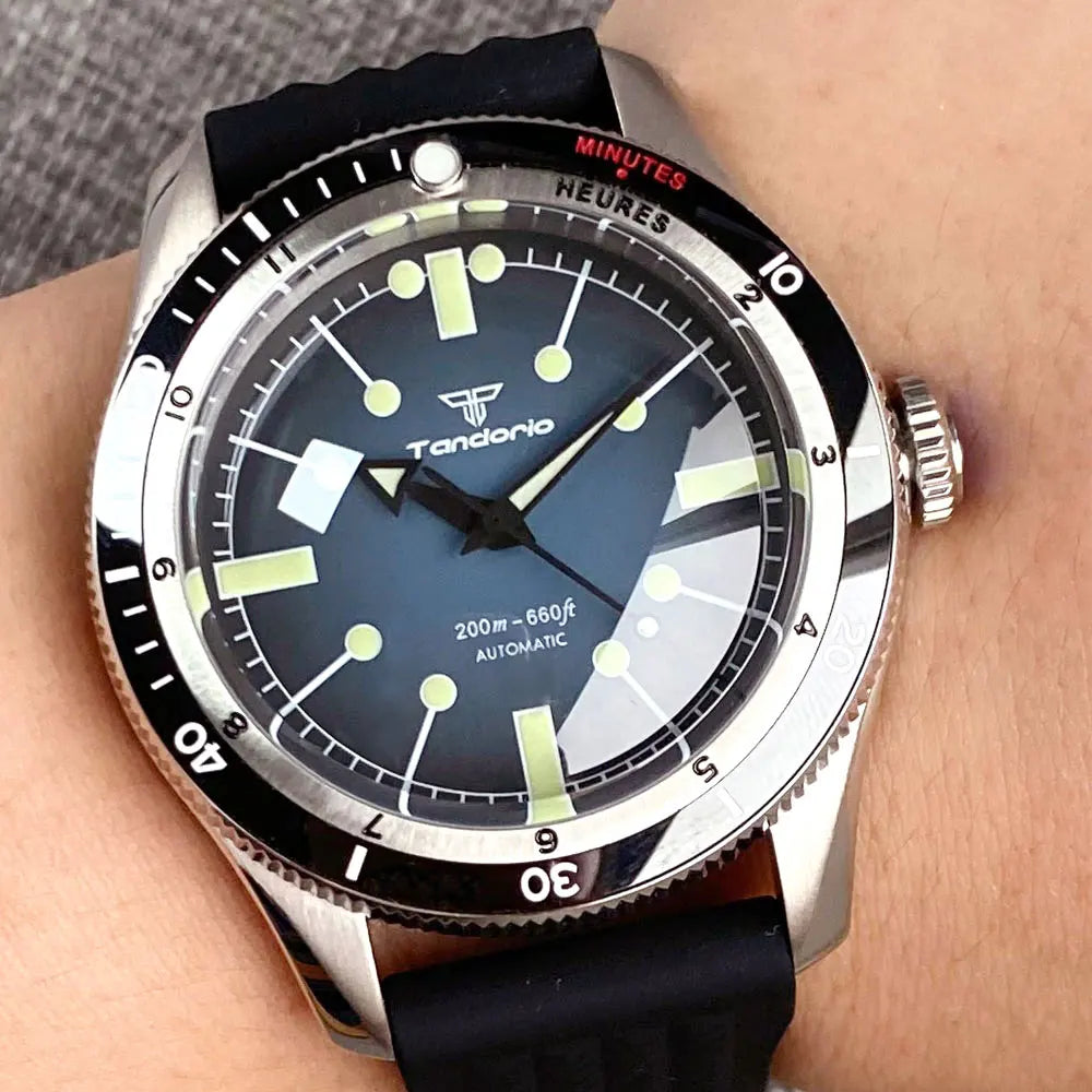 Tandorio Automatic Dive Watch — 40mm Mechanical Men's Diver