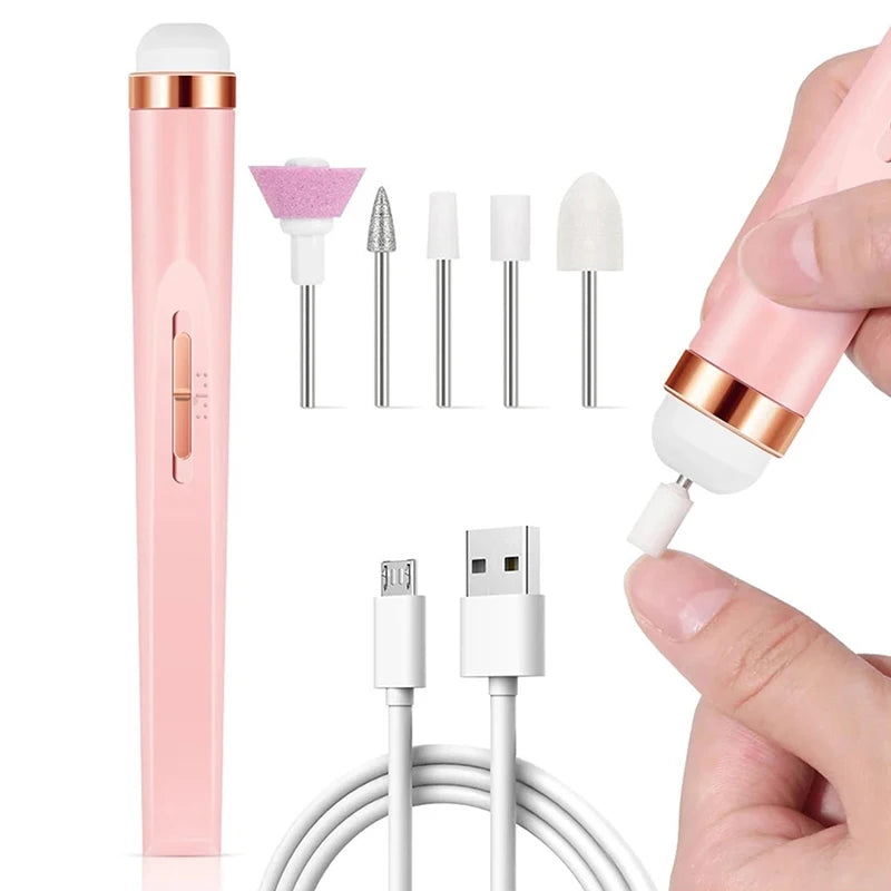 JCSYFAC Electric Manicure Kit — 5-in-1 Professional Nail Drill Set