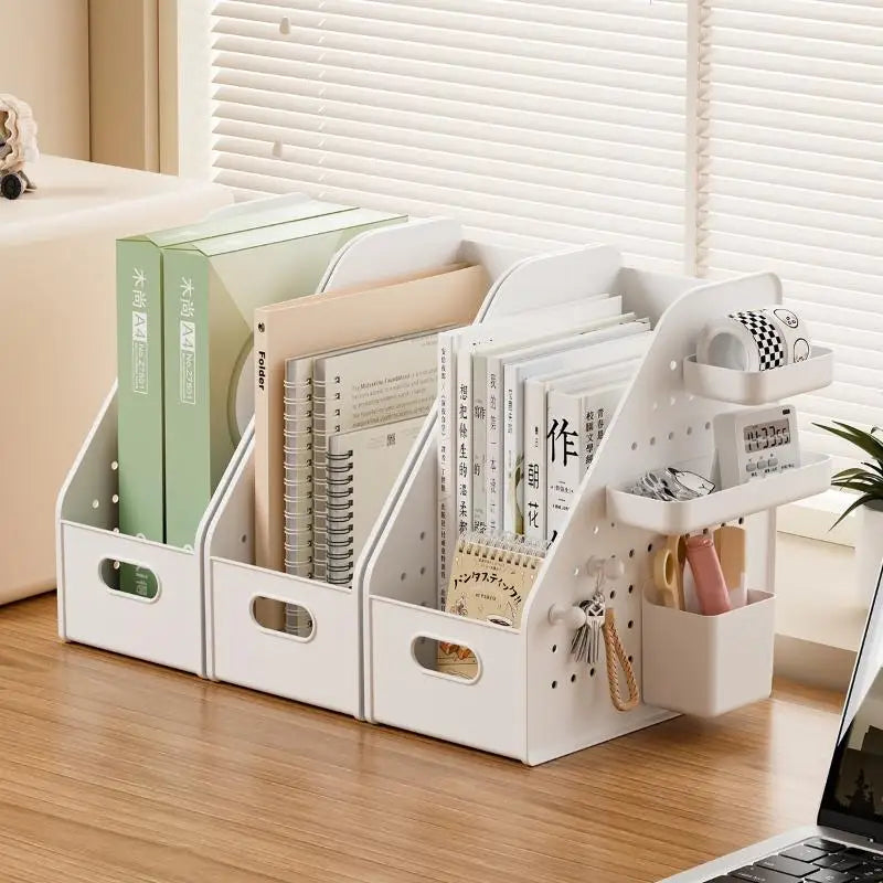 Modular Desk File Organizer — Multi-Tier Storage with Removable Boxes