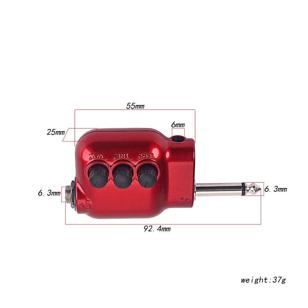 SYLIFE Mini Preamplifier — Acoustic Guitar EQ with Bass & Treble Control
