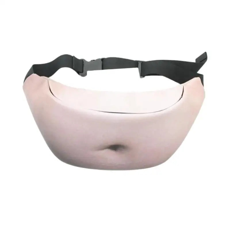 ZTBBAO Realistic Fake Belly Fanny Pack — Funny Prank Waist Bag for Parties