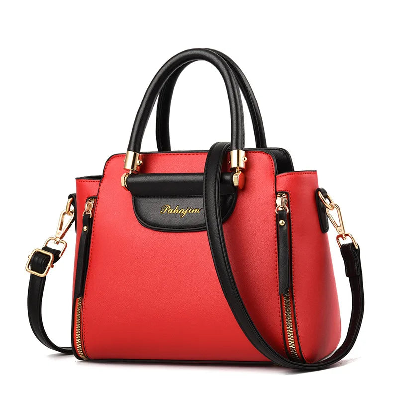 Women's PU Leather Shoulder Bag — Stylish Underarm Handbag for Casual Wear