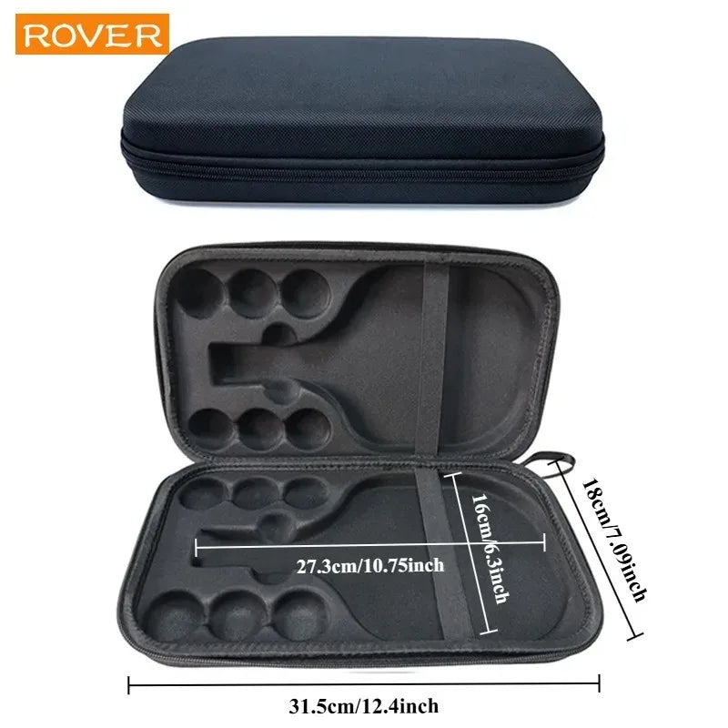Hard Shell Ping Pong Paddle Case — Shockproof Table Tennis Storage Bag