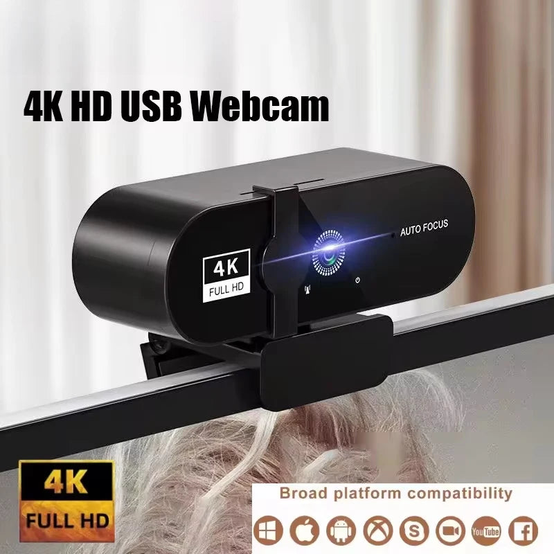 OBAME High Definition Webcam — Auto Focus Video Camera with Microphone