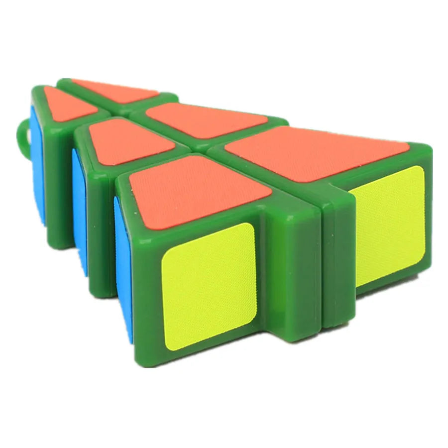 Christmas Tree Shaped Magic Cube — Mini Puzzle Pendant & Holiday Gift