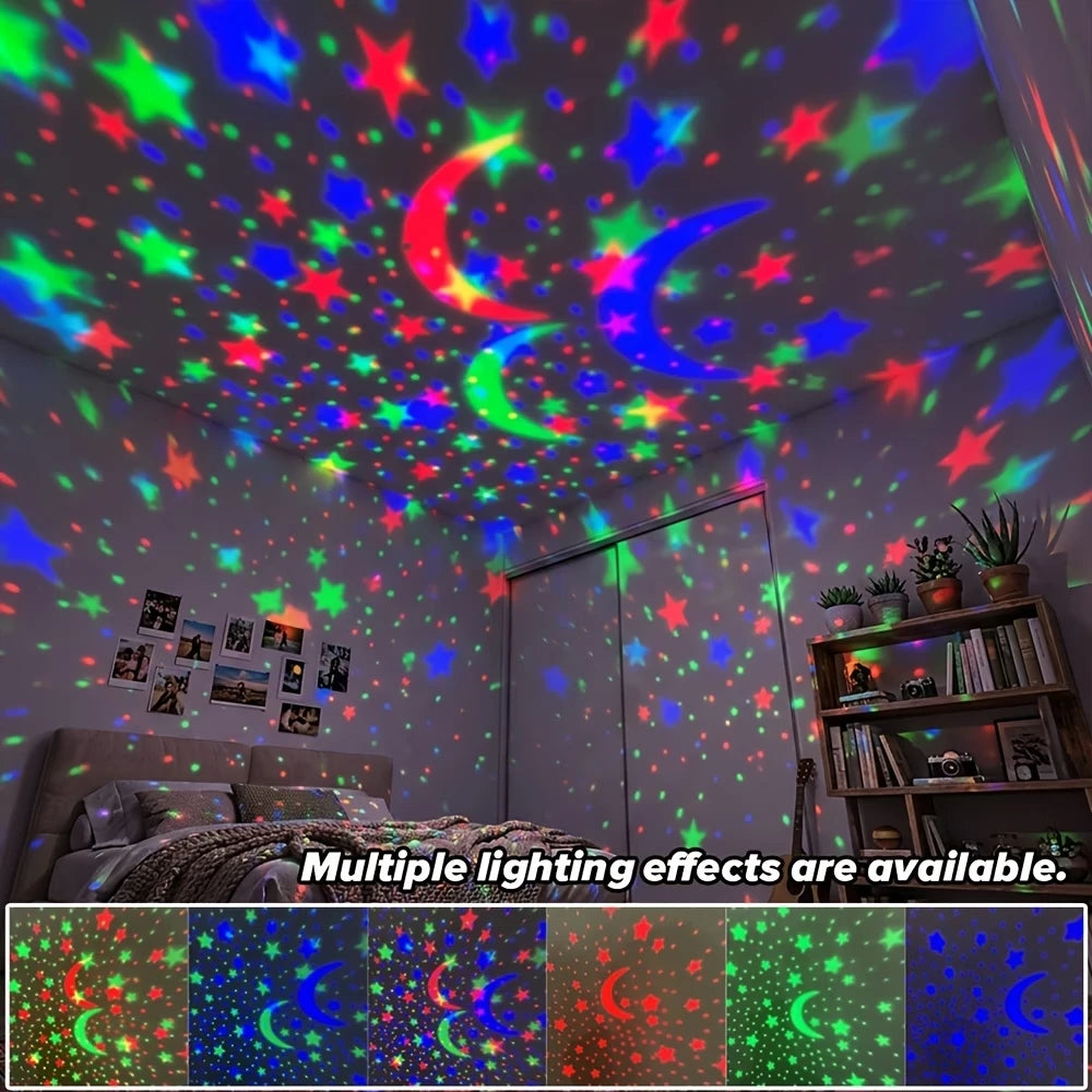 saimili LED Starry Sky Projector — Magic Ball Moon and Star Night Light