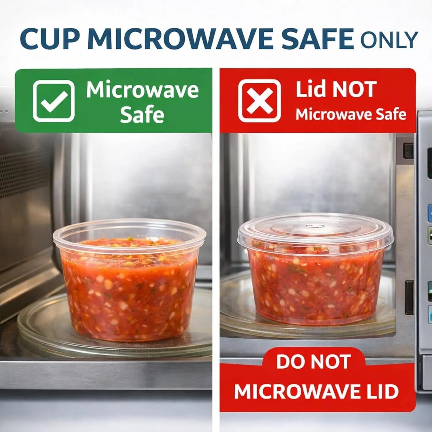 8oz Clear Plastic Dessert Cups with Dome Lids — Mini Parfait & Appetizer Containers