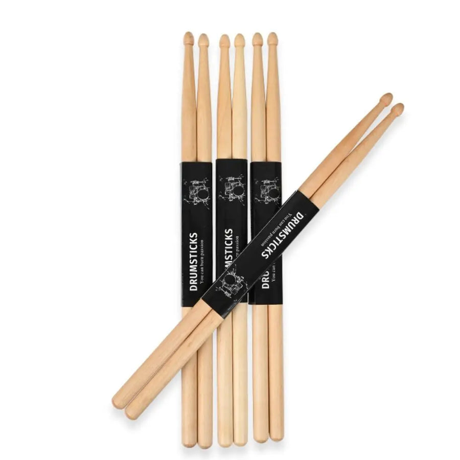 Professional Wood Drum Sticks — Percussion Instrument Accessories, 1 Pair