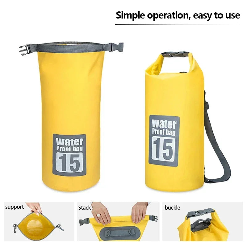 Hike Mount Waterproof Dry Bag — Heavy Duty Storage for Kayaking & Camping