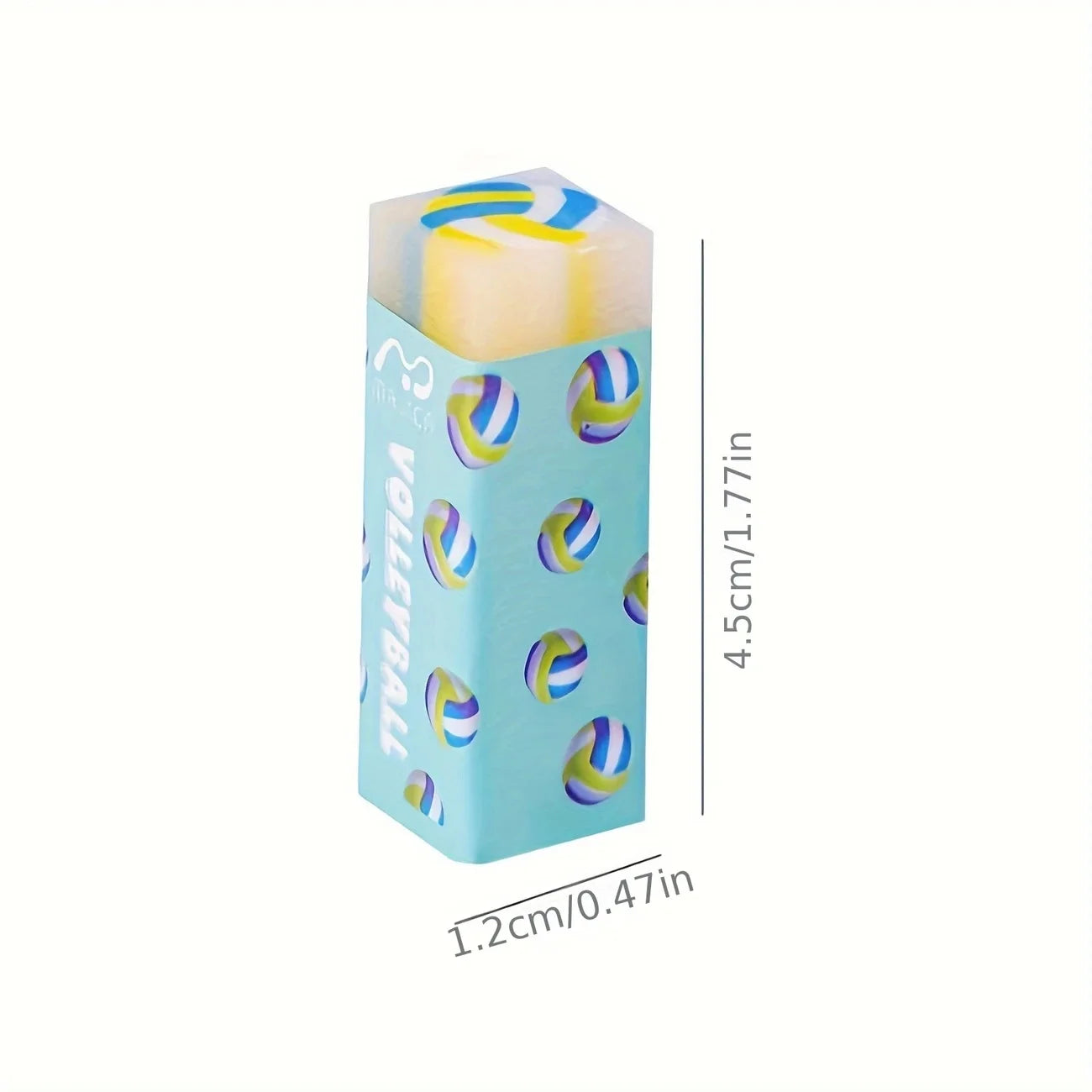 Sport Ball Shaped Erasers — 10-Piece Set for Classroom Rewards