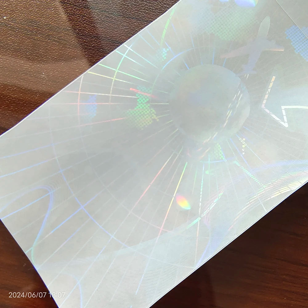 XMYLNG Holographic Decoration Stickers — Waterproof Clear Laser Labels