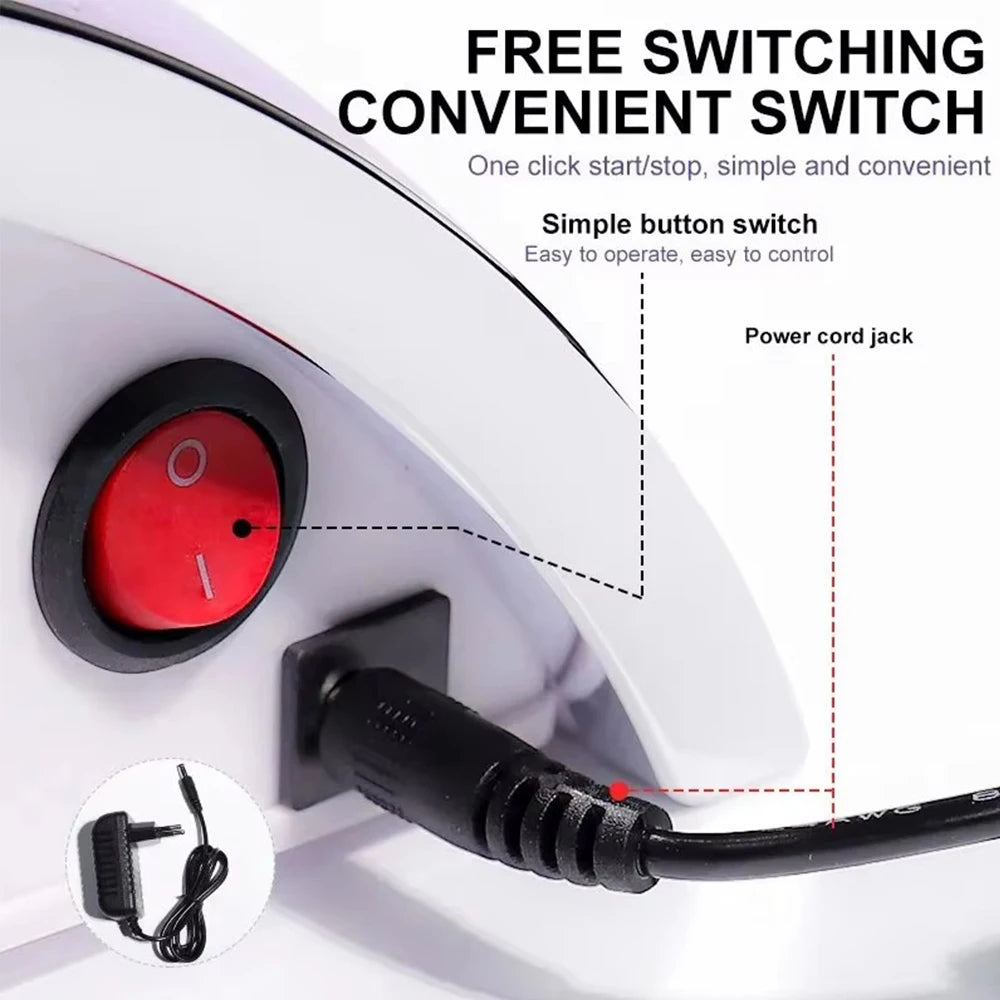 LULAA Nail Dust Collector — High Power Vacuum with Dual Fans
