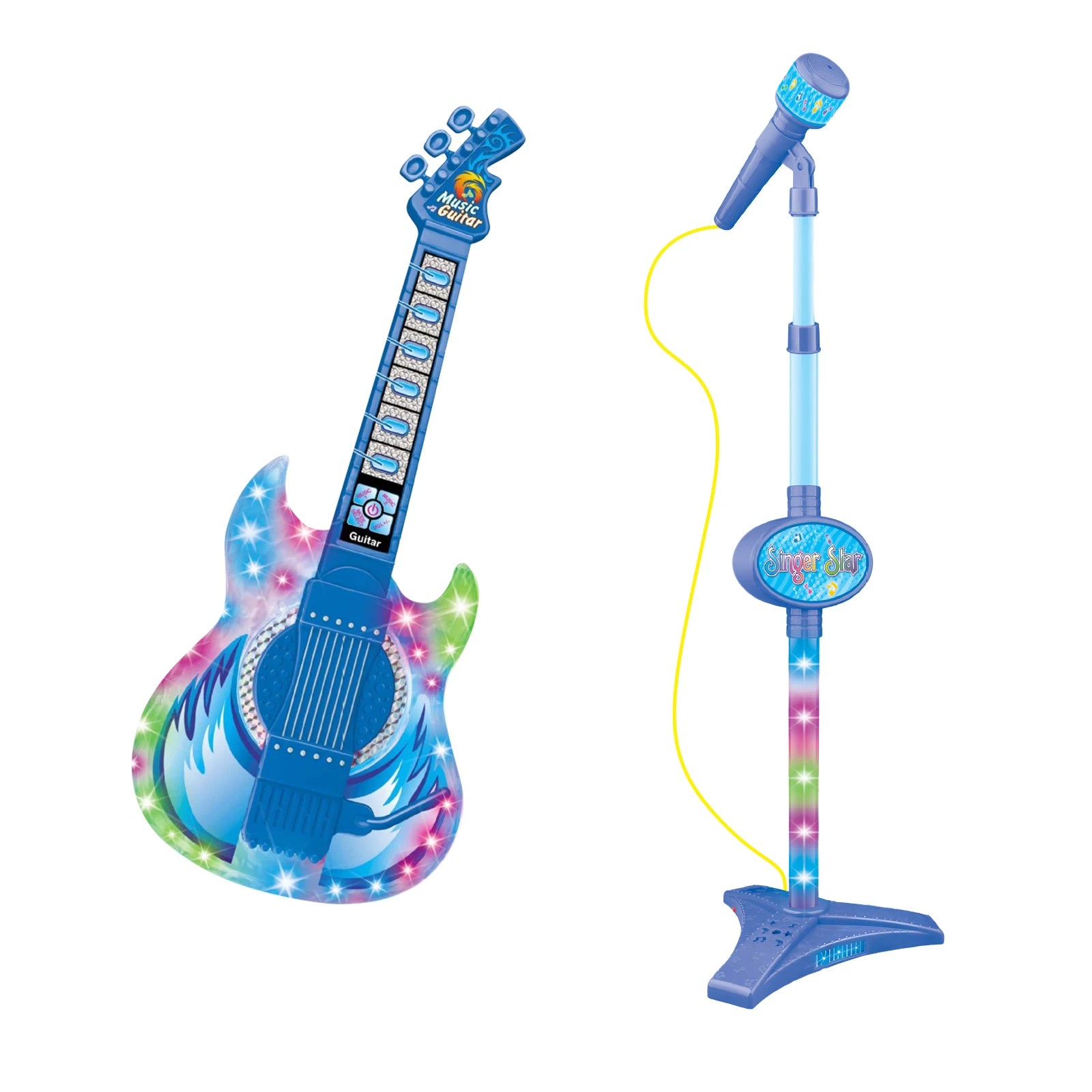 CONUSEA Kids Karaoke Microphone & Guitar Set — Musical Instrument Toy