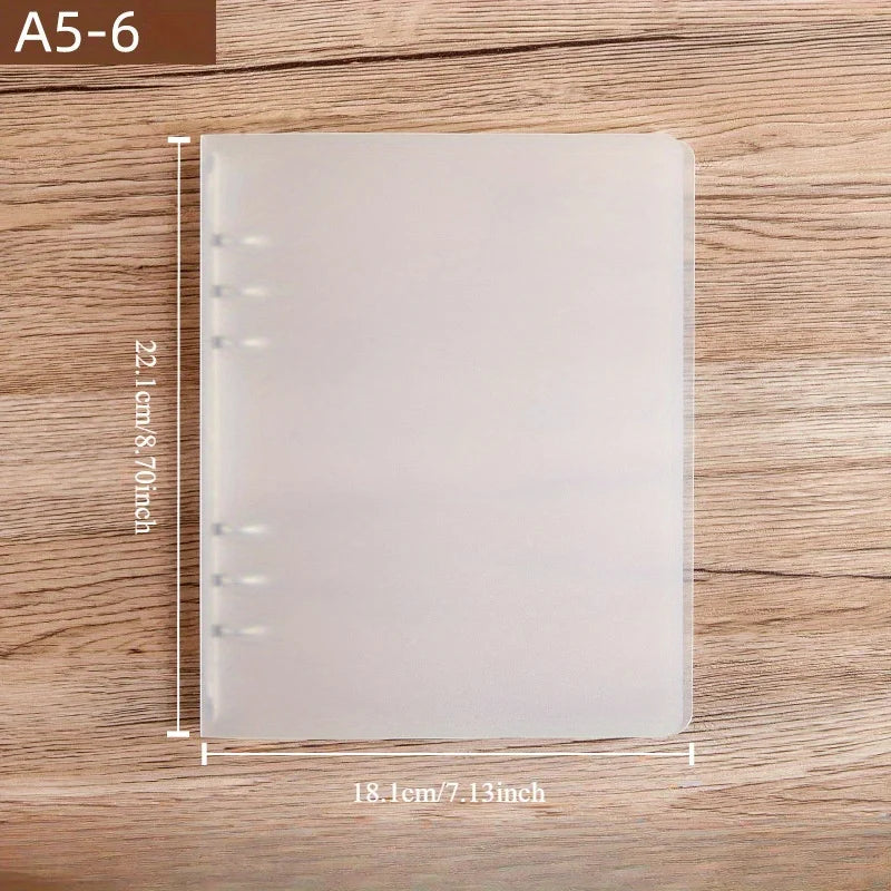 Plastic Ring Binder Organizer — Secure Clasp Closure for Office & School