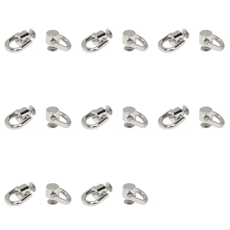 Bag Strap Replacement Hardware Set — 16-Piece Metal Connector Kit for DIY Repairs